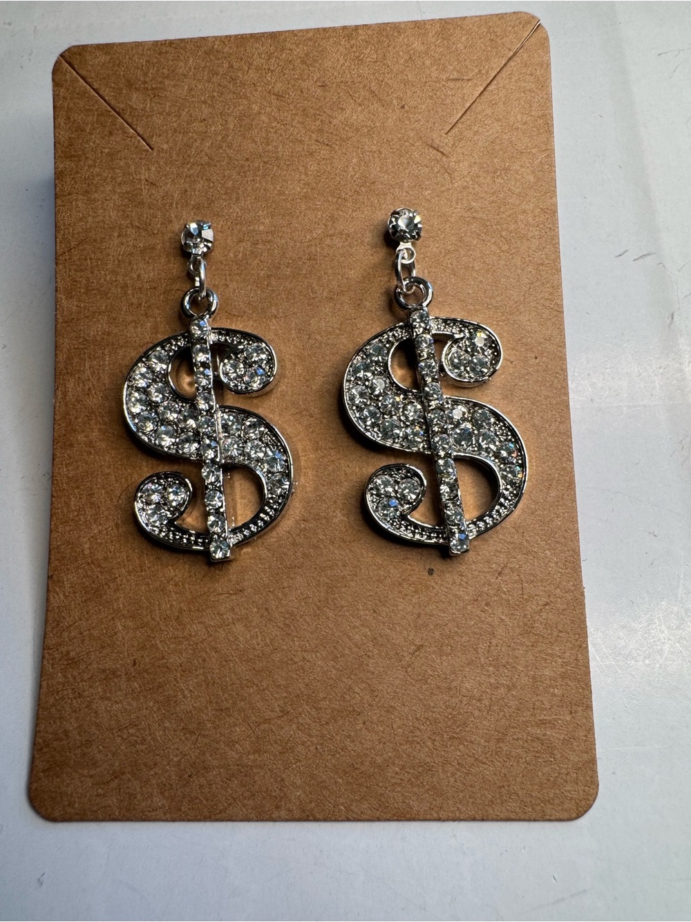 New handcrafted money earrings